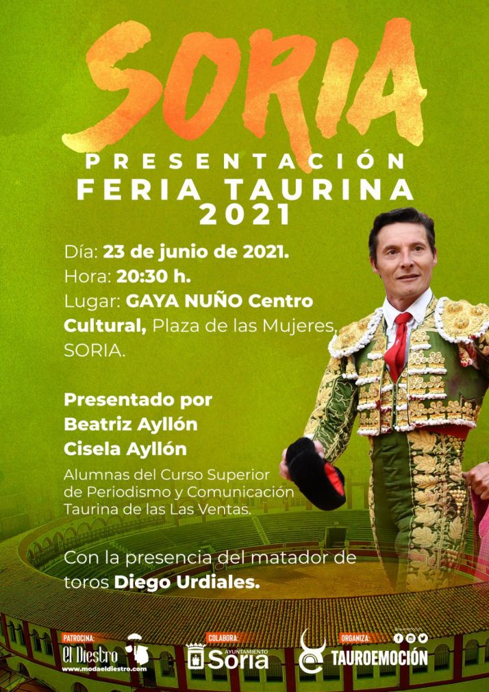 Diego Urdiales, este mi&eacute;rcoles en Soria | Imagen 1