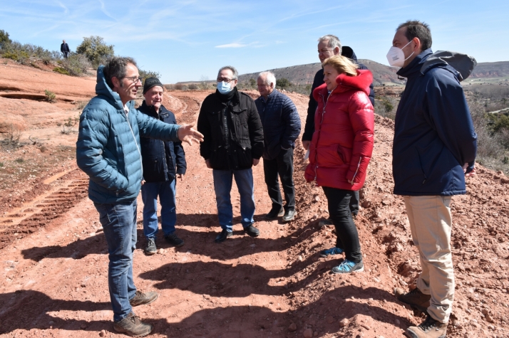 Arrancan las obras que evitarán el tráfico de vehículos agrícolas por el yacimiento de Tiermes