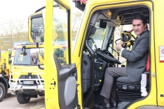 Una imagen de la recepción de los vehículos. /Jta.