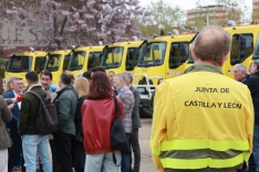 Una imagen de la recepción de los vehículos. /Jta.