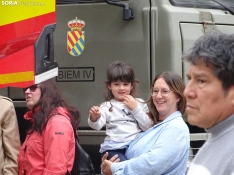 Una imagen del acto de la UME hoy en Soria. /PC