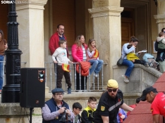 Una imagen del acto de la UME hoy en Soria. /PC