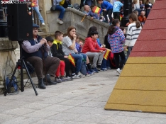 Una imagen del acto de la UME hoy en Soria. /PC