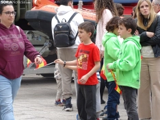 Una imagen del acto de la UME hoy en Soria. /PC