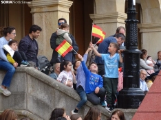 Una imagen del acto de la UME hoy en Soria. /PC
