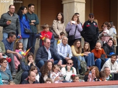 Una imagen del acto de la UME hoy en Soria. /PC