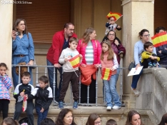 Una imagen del acto de la UME hoy en Soria. /PC