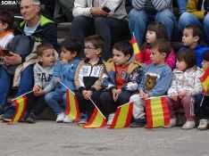 Una imagen del acto de la UME hoy en Soria. /PC