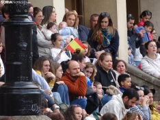 Una imagen del acto de la UME hoy en Soria. /PC