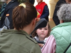 Una imagen del acto de la UME hoy en Soria. /PC