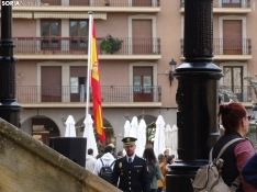 Una imagen del acto de la UME hoy en Soria. /PC