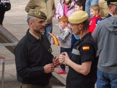 Una imagen del acto de la UME hoy en Soria. /PC