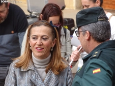 Una imagen del acto de la UME hoy en Soria. /PC