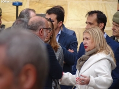 Una imagen del acto de la UME hoy en Soria. /PC