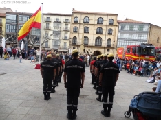 Una imagen del acto de la UME hoy en Soria. /PC