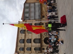 Una imagen del acto de la UME hoy en Soria. /PC