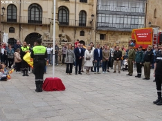 Una imagen del acto de la UME hoy en Soria. /PC