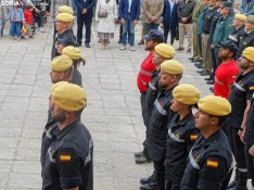 Una imagen del acto de la UME hoy en Soria. /PC