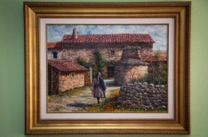 Pintura de Rafael de la Rosa. | María Ferrer