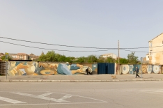 Mural monumental villa de Almazán / Ángel García Ortega Fotografía