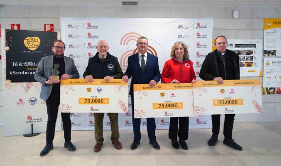 Tierra de Sabor entrega productos a entidades benéficas de Castilla y León