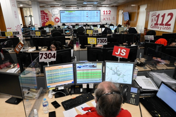 Las llamadas atendidas por el 112 de Castilla y León aumentaron un 10% en Castilla y León