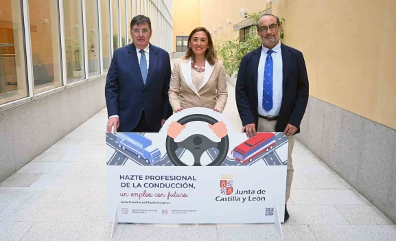 Castilla y León invierte 300.000 &euro; para la incorporación de nuevos profesionales en el sector del transporte