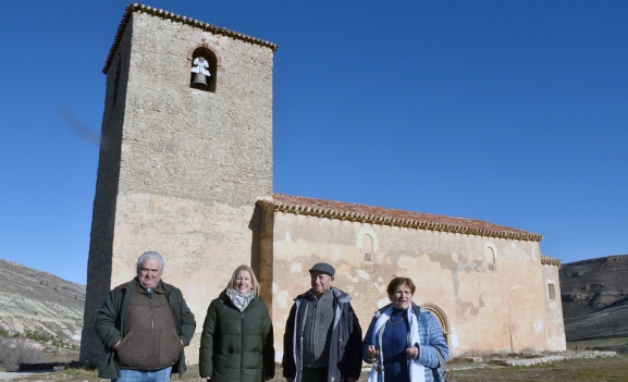 La Junta de Castilla y León acondiciona el acceso a la iglesia de Santa María de Caracena