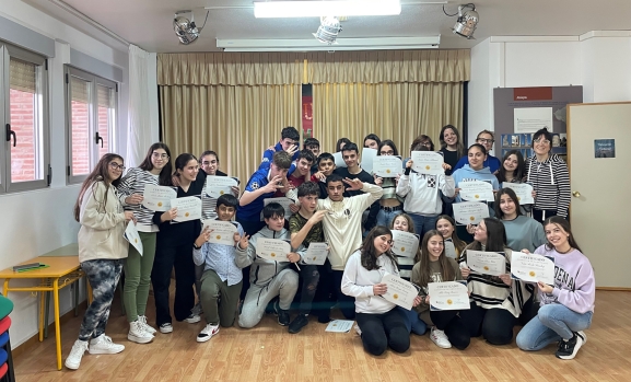 Alumnos sorianos de 2º de ESO se forman en competencia de convivencia escolar