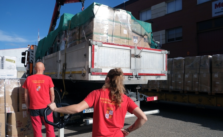 Castilla y León participa en las labores de auxilio y rescate de los afectados por la DANA con el envío de recursos y personal