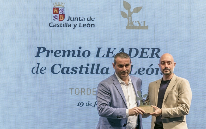 Rioseco de Soria recoge el premio Pueblos Vivos LEADER de Castilla y León