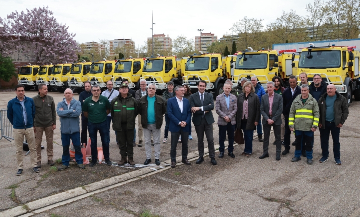 Una imagen de la recepción de los vehículos. /Jta.