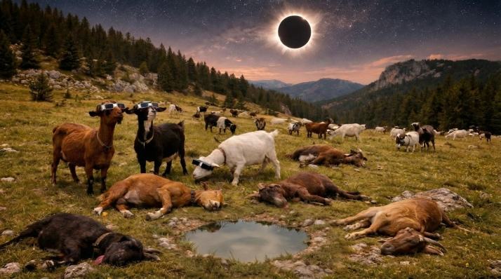 Cosas que pasarán y que no pasarán en el eclipse (spoiler, las cabras no se desmayan)