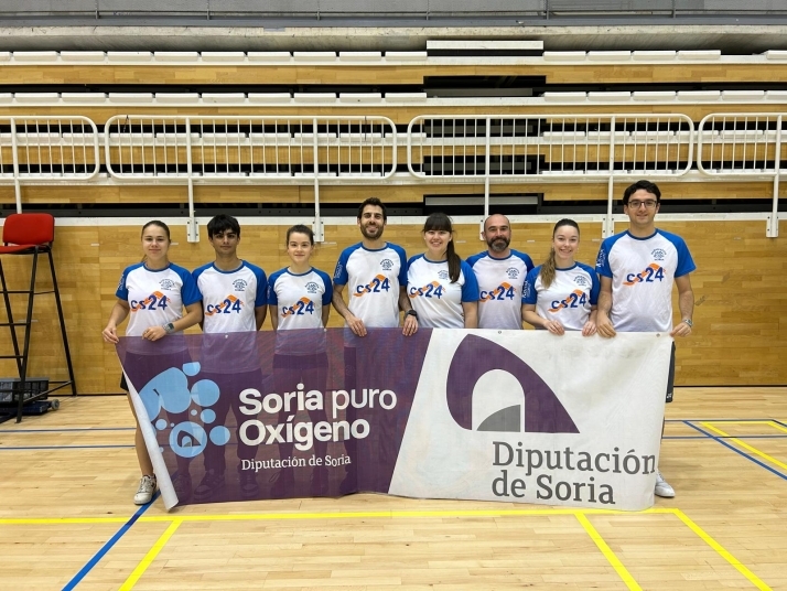 El Club Bádminton Soria-CS24 se jugará la permanencia en mayo
