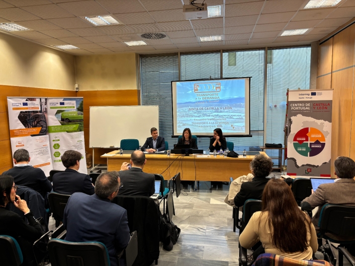 Castilla y León comparte con expertos de la Región Centro de Portugal las ventajas de su modelo de transporte a la demanda