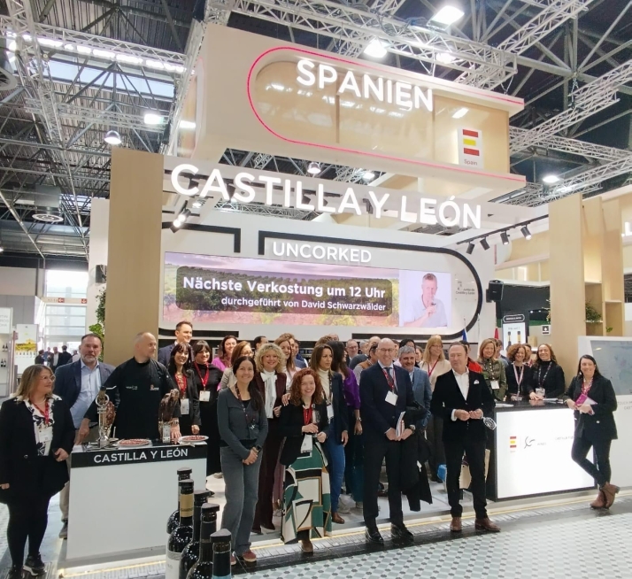 La Junta apoya a 111 bodegas exportadoras de Castilla y León en la 30ª feria mundial del vino Prowein en Düsseldorf (Alemania)