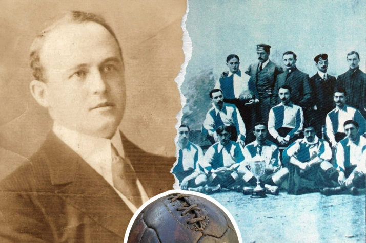 El argentino que jugó en el Athletic de Bilbao y trajo el primer balón de futbol a la provincia